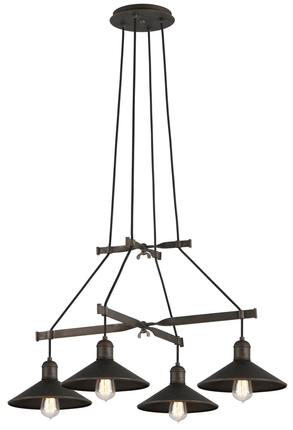 Lighting - Chandelier McCoy 4 Light Chandelier Medium // Vintage Bronze 