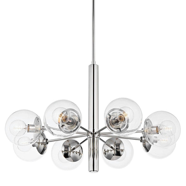 Lighting - Chandelier Meadow 8 Light Chandelier // Polished Nickel 