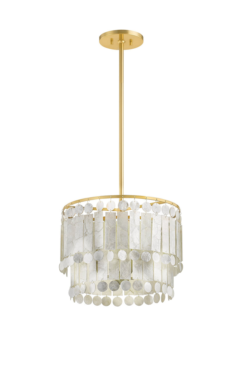 Lighting - Chandelier Melisa 3 Light Chandelier // Aged Brass 