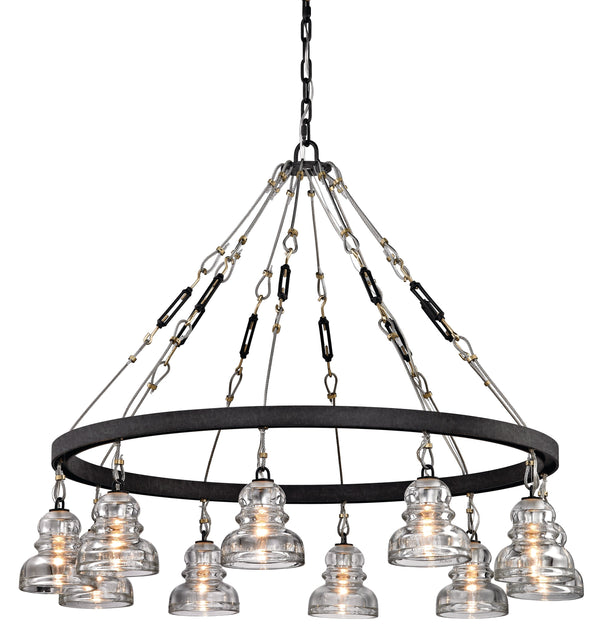 Lighting - Chandelier Menlo Park 10 Light // Deep Bronze 