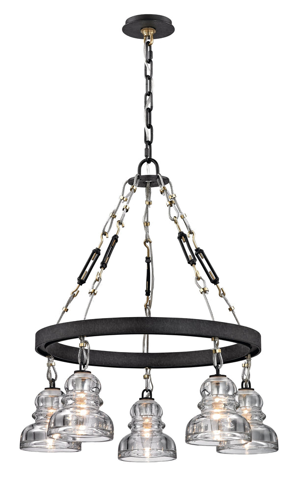 Lighting - Chandelier Menlo Park 5 Light // Deep Bronze 