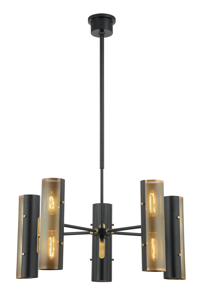 Lighting - Chandelier Mikka 10 Light Chandelier // Patina Brass 