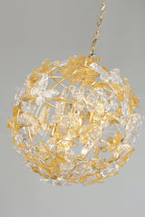 Lighting - Chandelier Milan 8 Light Pendant // Gold Leaf 