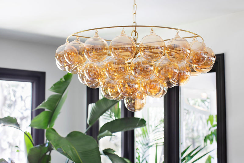 Lighting - Chandelier Mimi 9 Light Chandelier // Aged Brass 