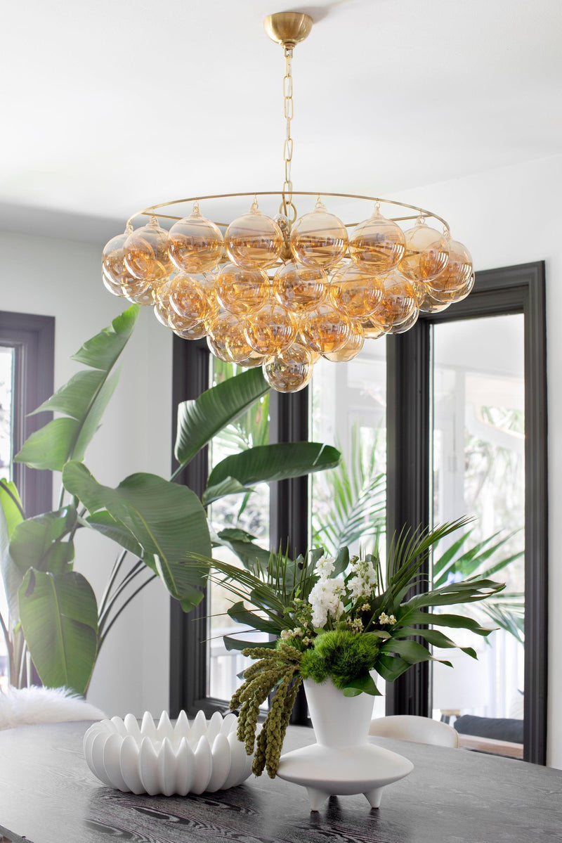 Lighting - Chandelier Mimi 9 Light Chandelier // Aged Brass 