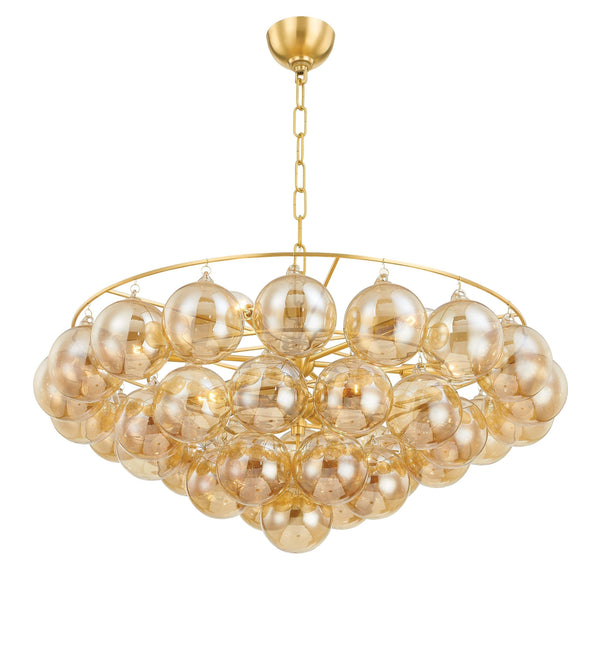 Lighting - Chandelier Mimi 9 Light Chandelier // Aged Brass 