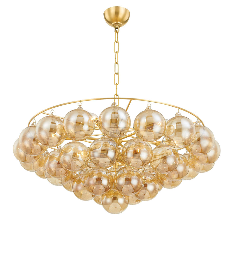 Lighting - Chandelier Mimi 9 Light Chandelier // Aged Brass 