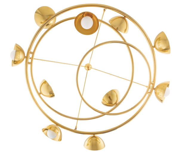 Lighting - Chandelier Oraibi 10 Light Chandelier // Vintage Brass 