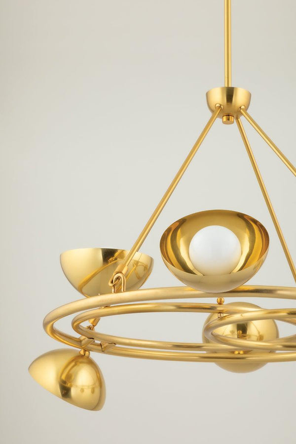 Lighting - Chandelier Oraibi 6 Light Chandelier // Vintage Brass 