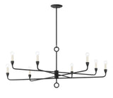 Lighting - Chandelier Orson 8 Light Chandelier // Black Iron 