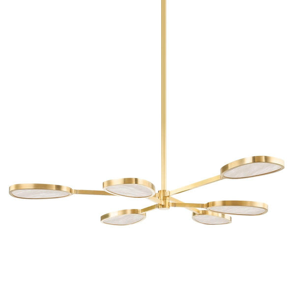 Lighting - Chandelier Patras 6 Light Chandelier // Vintage Brass 