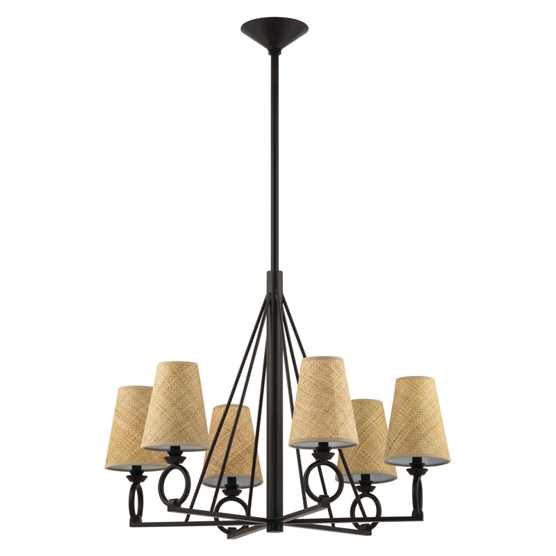 Lighting - Chandelier Pendelton 6 Light Chandelier // Aged Iron 