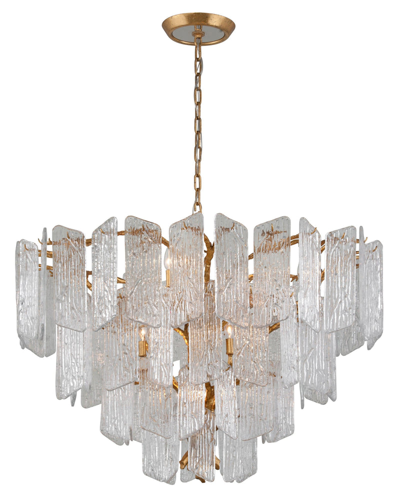 Lighting - Chandelier Piemonte 12 Light Chandelier // Royal Gold 