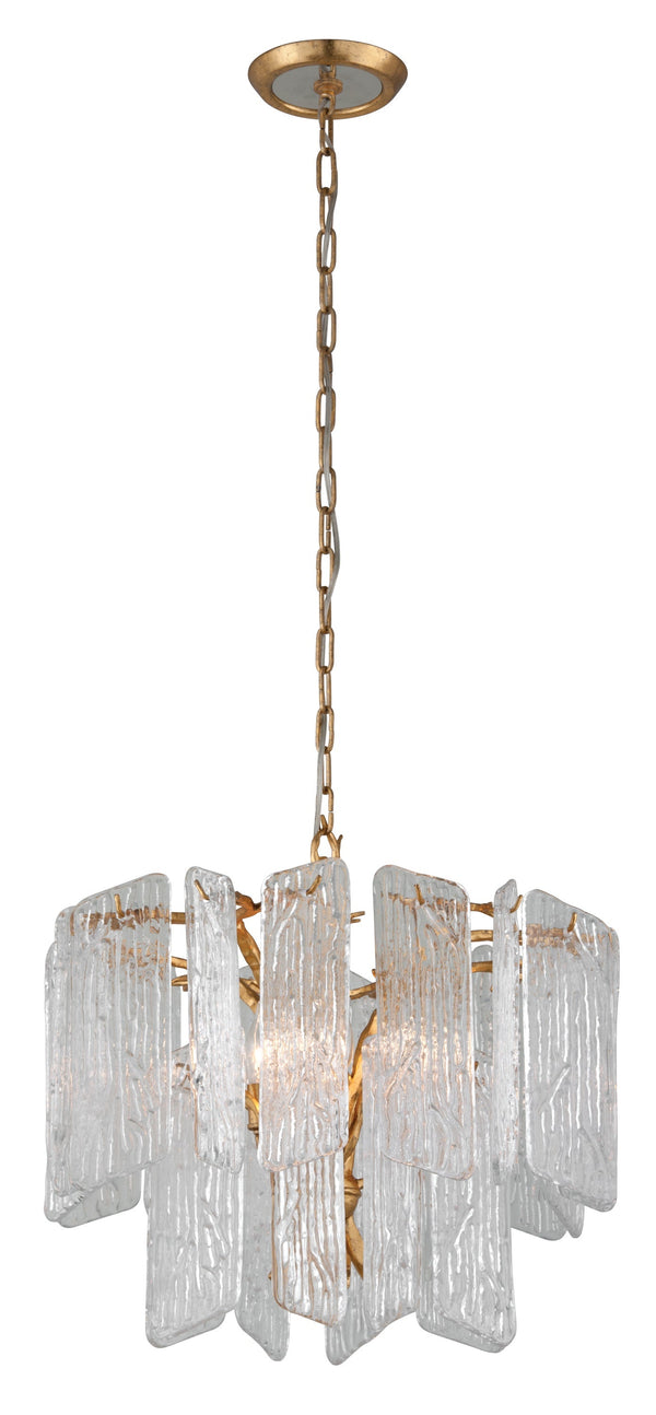 Lighting - Chandelier Piemonte 4 Light Chandelier // Royal Gold 