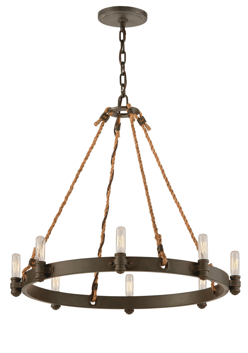 Lighting - Chandelier Pike Place 8 Light Pendant Medium // Shipyard Bronze 