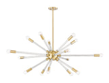 Lighting - Chandelier Pippin 15 Light Chandelier // Aged Brass 