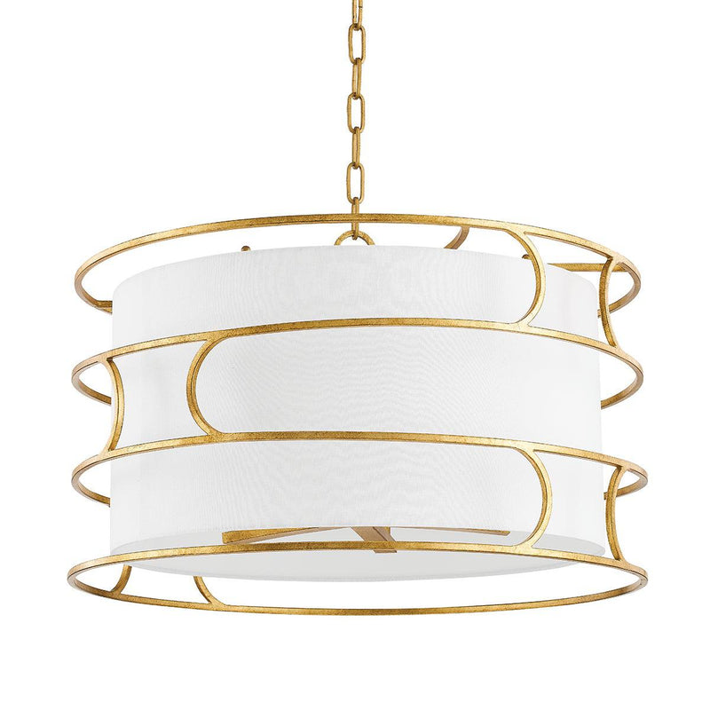 Lighting - Chandelier Reedley 5 Light Chandelier // Vintage Gold Leaf 