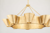 Lighting - Chandelier Reeve 8 Light Chandelier // Vintage Gold Leaf 