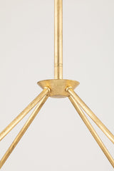 Lighting - Chandelier Reeve 8 Light Chandelier // Vintage Gold Leaf 