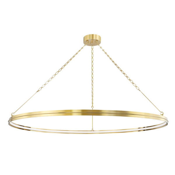 Lighting - Chandelier Rosendale Large Led Chandelier // Aged Brass 