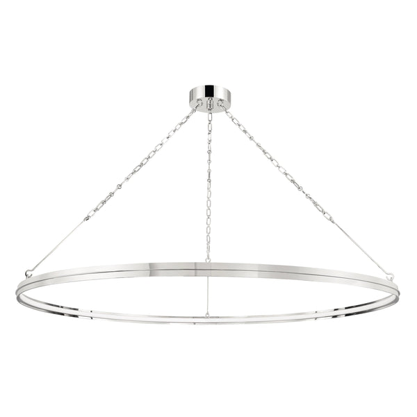 Lighting - Chandelier Rosendale Large Led Chandelier // Polished Nickel 