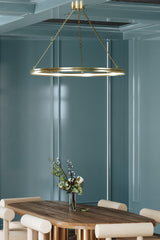 Lighting - Chandelier Rosendale Medium Led Chandelier // Aged Brass 