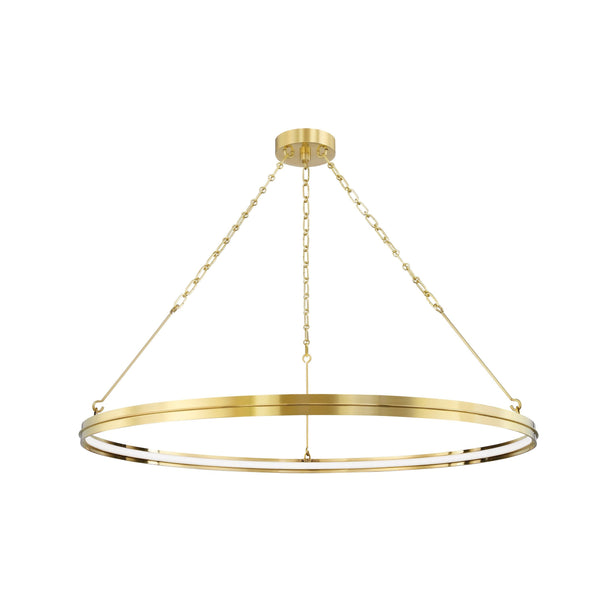 Lighting - Chandelier Rosendale Medium Led Chandelier // Aged Brass 