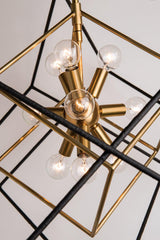 Lighting - Chandelier Roundout 12 Light Pendant // Aged Brass 