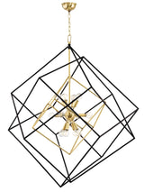 Lighting - Chandelier Roundout 12 Light Pendant // Aged Brass 