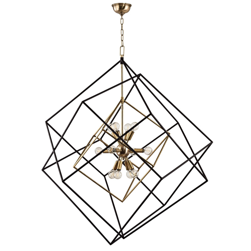 Lighting - Chandelier Roundout 12 Light Pendant // Aged Brass 