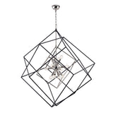 Lighting - Chandelier Roundout 12 Light Pendant // Polished Nickel 