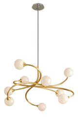 Lighting - Chandelier Signature 9 Light Chandelier // Gold Leaf 