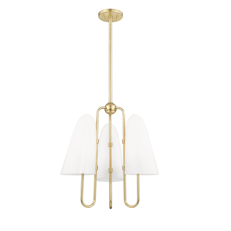 Lighting - Chandelier Slate Hill 3 Light Chandelier // Aged Brass 