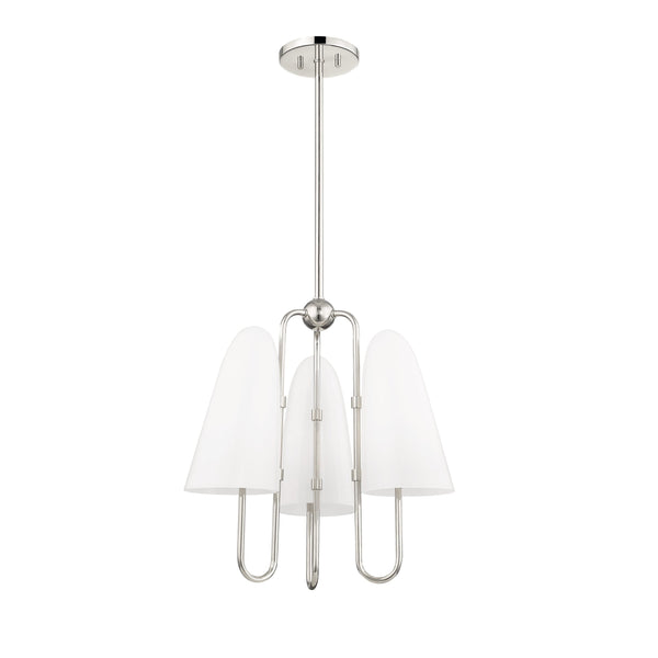 Lighting - Chandelier Slate Hill 3 Light Chandelier // Polished Nickel 