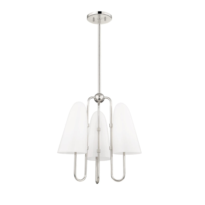 Lighting - Chandelier Slate Hill 3 Light Chandelier // Polished Nickel 