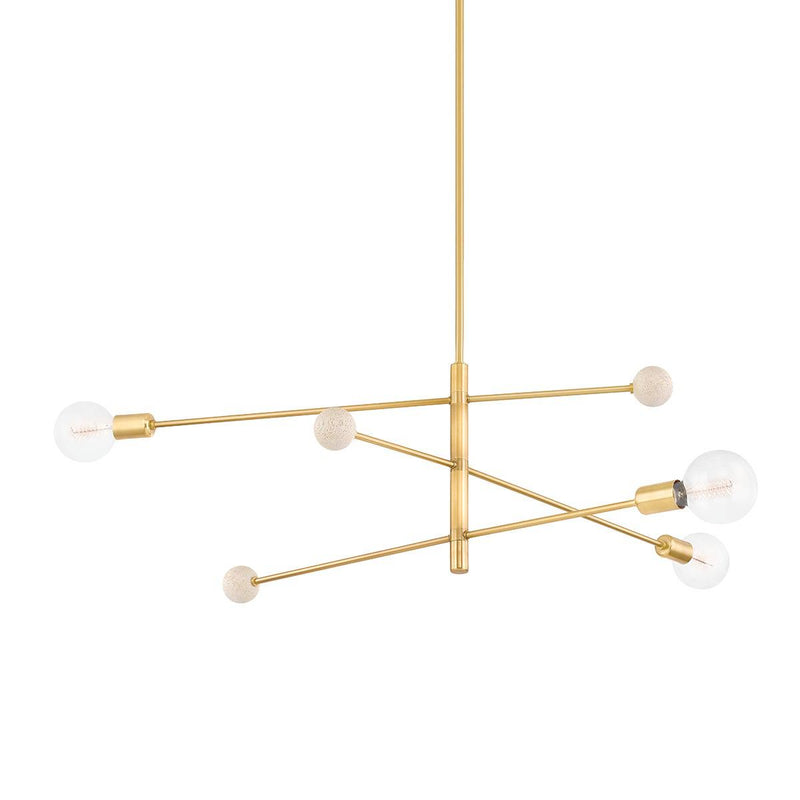 Lighting - Chandelier Slater 3 Light Chandelier // Aged Brass 