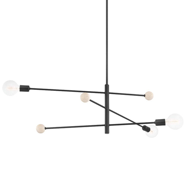 Lighting - Chandelier Slater 3 Light Chandelier // Soft Black 