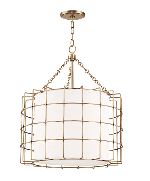 Lighting - Chandelier Sovereign 3 Light Pendant // Aged Brass 