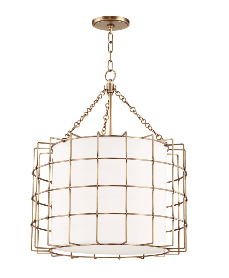 Lighting - Chandelier Sovereign 3 Light Pendant // Aged Brass 