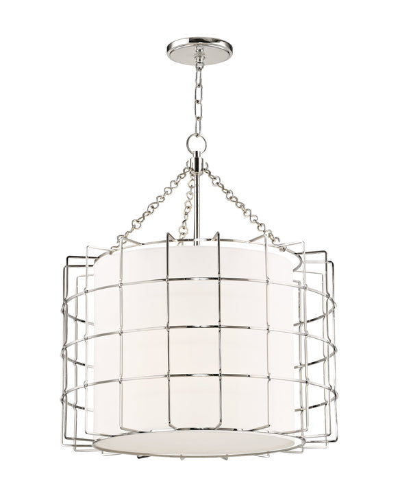 Lighting - Chandelier Sovereign 3 Light Pendant // Polished Nickel 