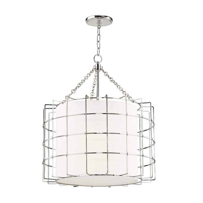 Lighting - Chandelier Sovereign 3 Light Pendant // Polished Nickel 