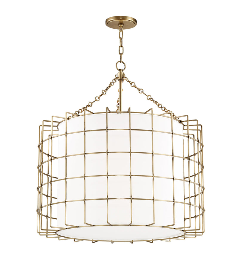 Lighting - Chandelier Sovereign 4 Light Pendant // Aged Brass 