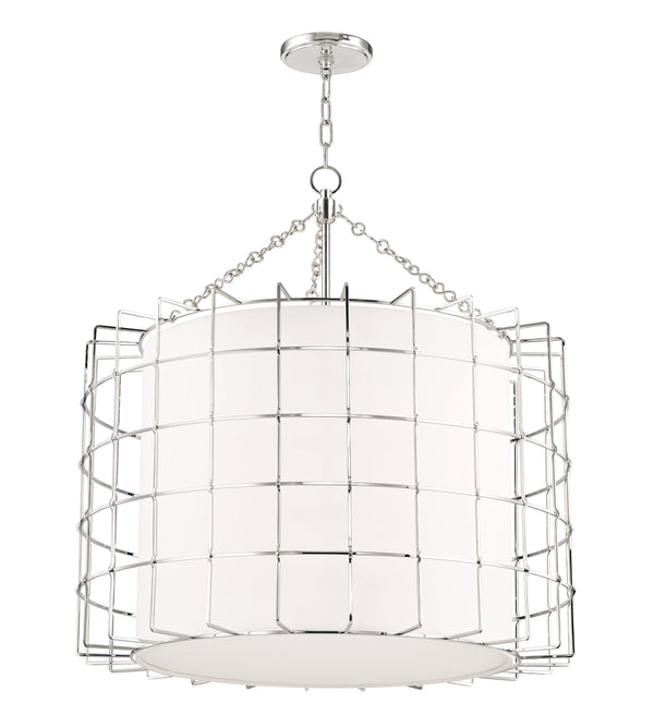 Lighting - Chandelier Sovereign 4 Light Pendant // Polished Nickel 