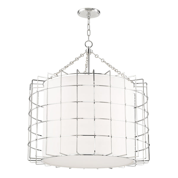 Lighting - Chandelier Sovereign 4 Light Pendant // Polished Nickel 