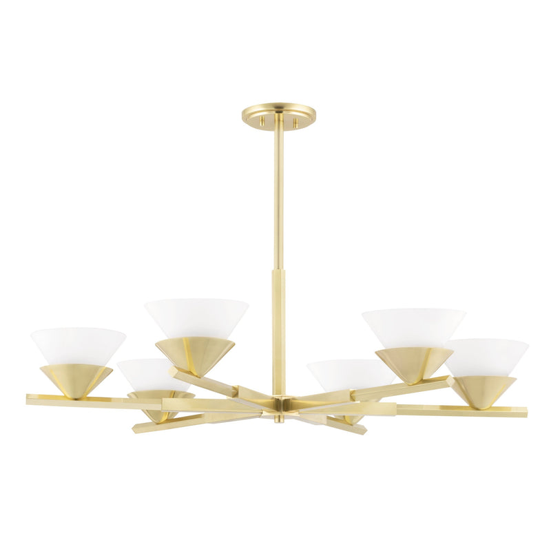 Lighting - Chandelier Stillwell 6 Light Chandelier // Aged Brass 