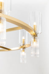 Lighting - Chandelier Tabitha 16 Light Chandelier // Aged Brass 