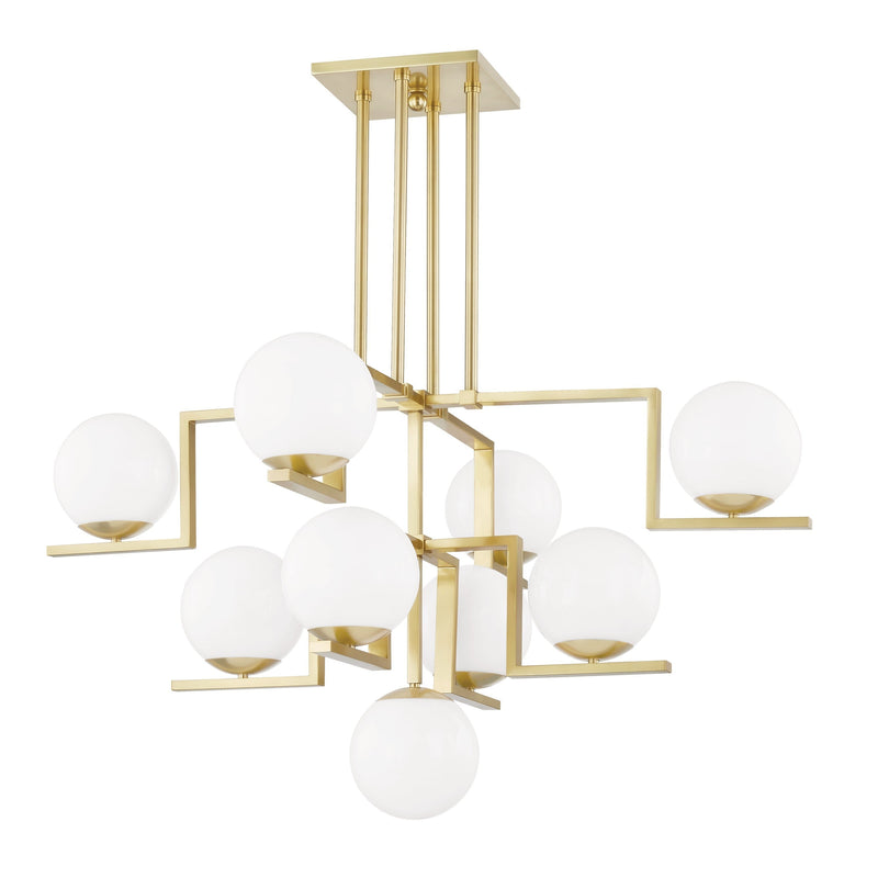 Lighting - Chandelier Tanner 9 Light Chandelier // Aged Brass 