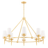 Lighting - Chandelier Torch 8 Light Chandlier // Gold Leaf 