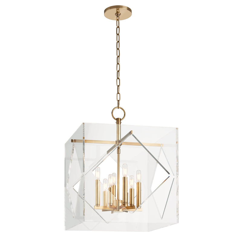 Lighting - Chandelier Travis 8 Light Pendant // Aged Brass // Large 