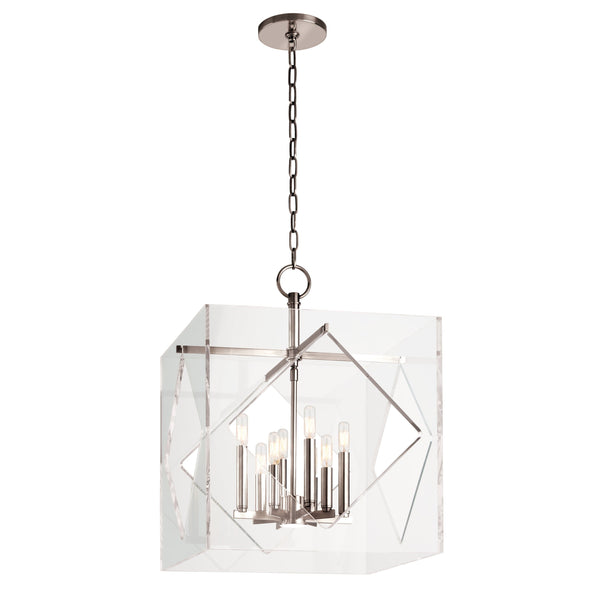 Lighting - Chandelier Travis 8 Light Pendant // Polished Nickel // Large 